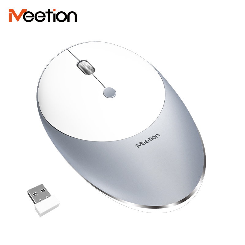 Meetion MT-R600 2.4G Ασύρματο Ποντίκι / Ασημί - Image 5