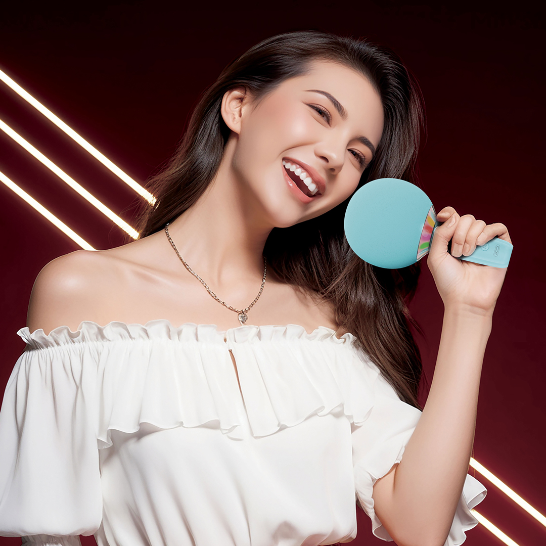 XO BE50 Lollipop Μικρόφωνο Bluetooth Μπλε - Image 3