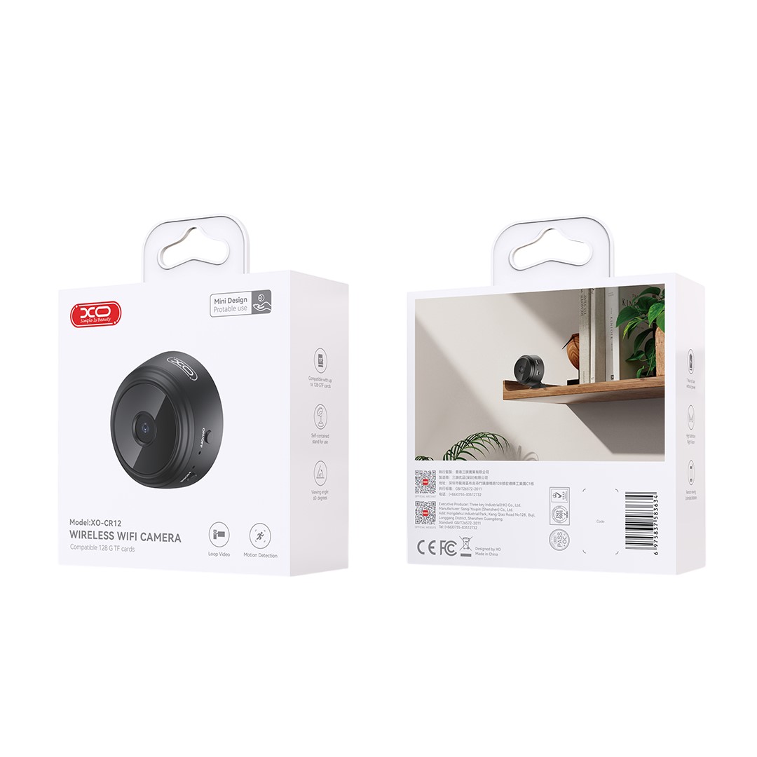 XO CR12 mini Ασύρματη Κάμερα WiFi 0.3 Megapixel - Image 3