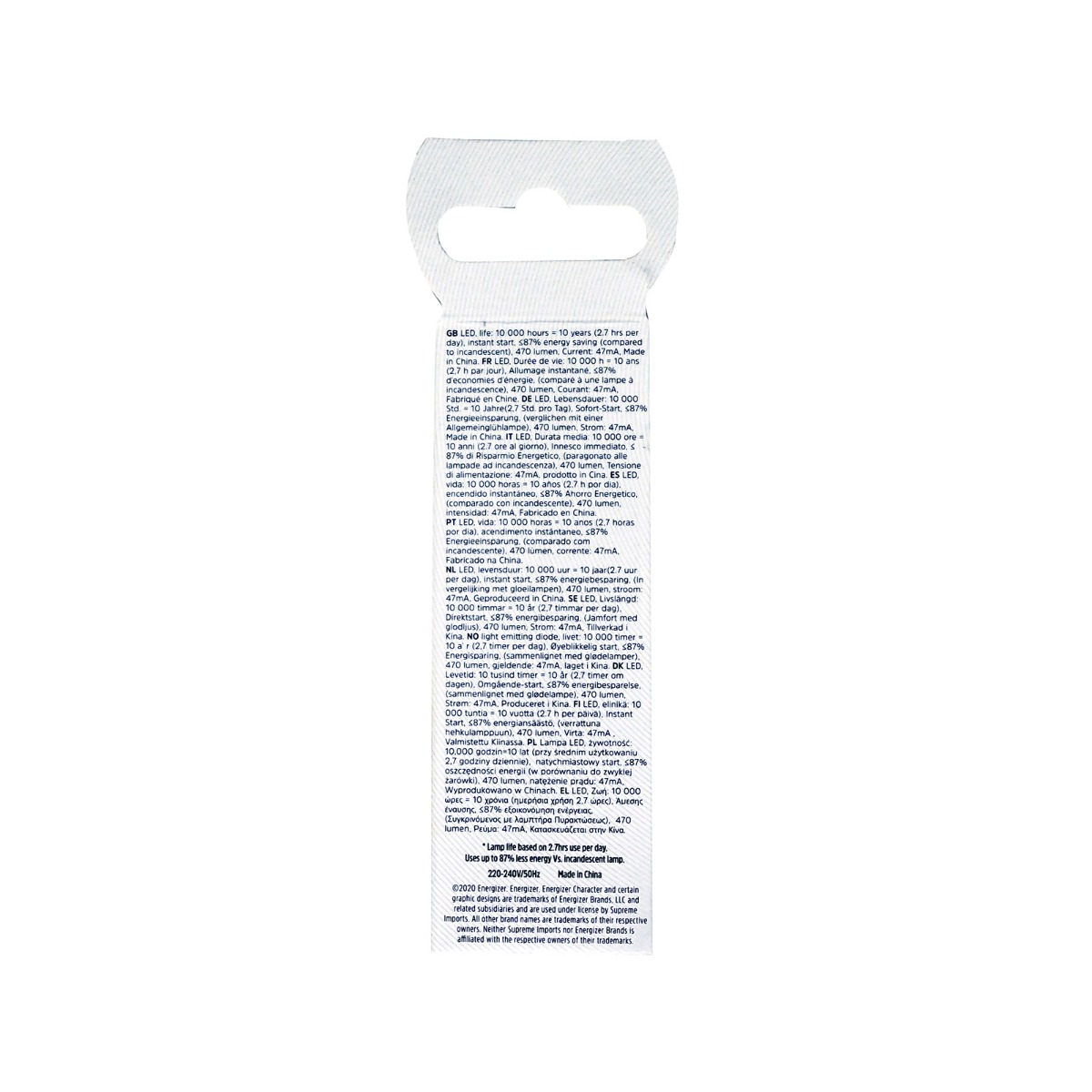 Energizer BEC LED Λάμπα Κερί 4.9W E14 470lm 3000K Θερμό Λευκό - Image 3