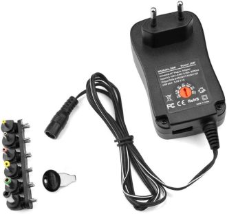 Τροφοδοτικό  30W 12V/2.5A Switching με 6 Κεφαλές
