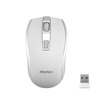 Meetion MT-R560 Ασύρματο Ποντίκι 2.4G Λευκό
