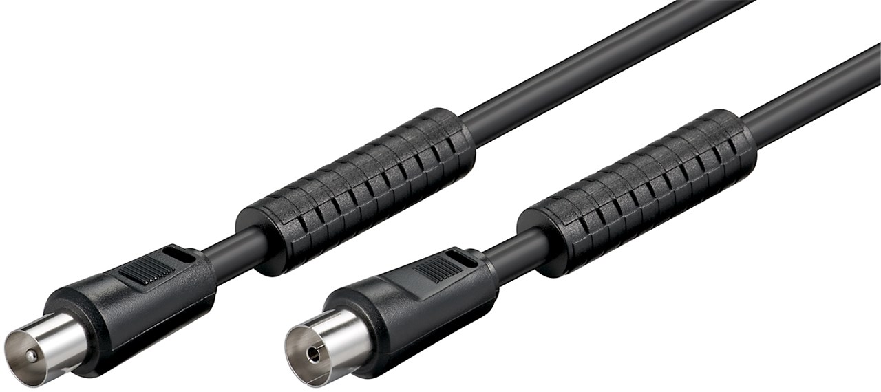 Coaxial Καλώδιο RF Μαύρος Φερρίτης 5m