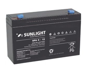 Sunlight Μπαταρία Μολύβδου  6V.12A