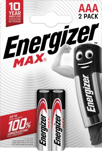 Energizer Max Plus Power Έξτρα Αλκαλικές Μπαταρίες E92 LR3/2BP