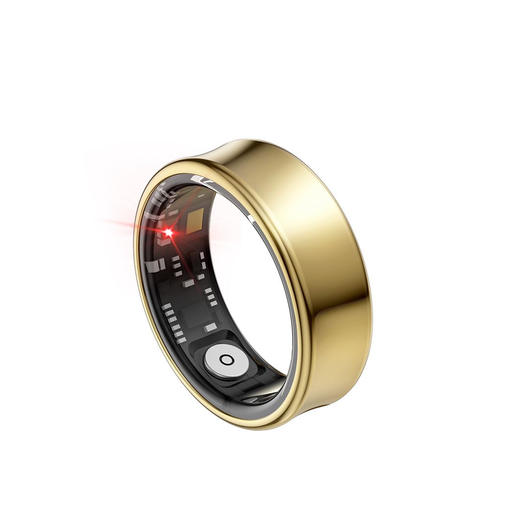 XO RS01 Smart Δαχτυλίδι Μέγεθος 10 Χρυσό - Image 3