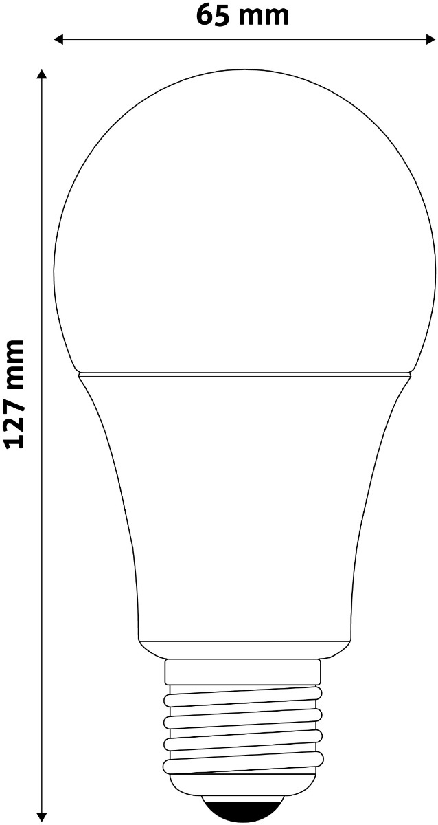 Avide Λάμπα LED Κοινή 15W E27 Θερμό 3000K Value - Image 3