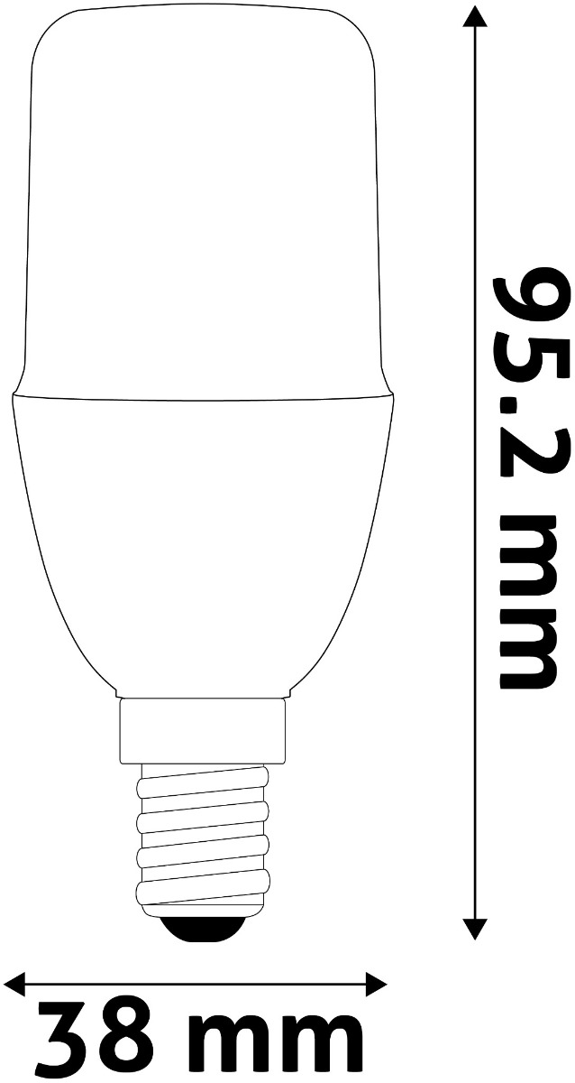 Avide Λάμπα LED Bright Stick T37 4W E14 NW 4000K - Image 4