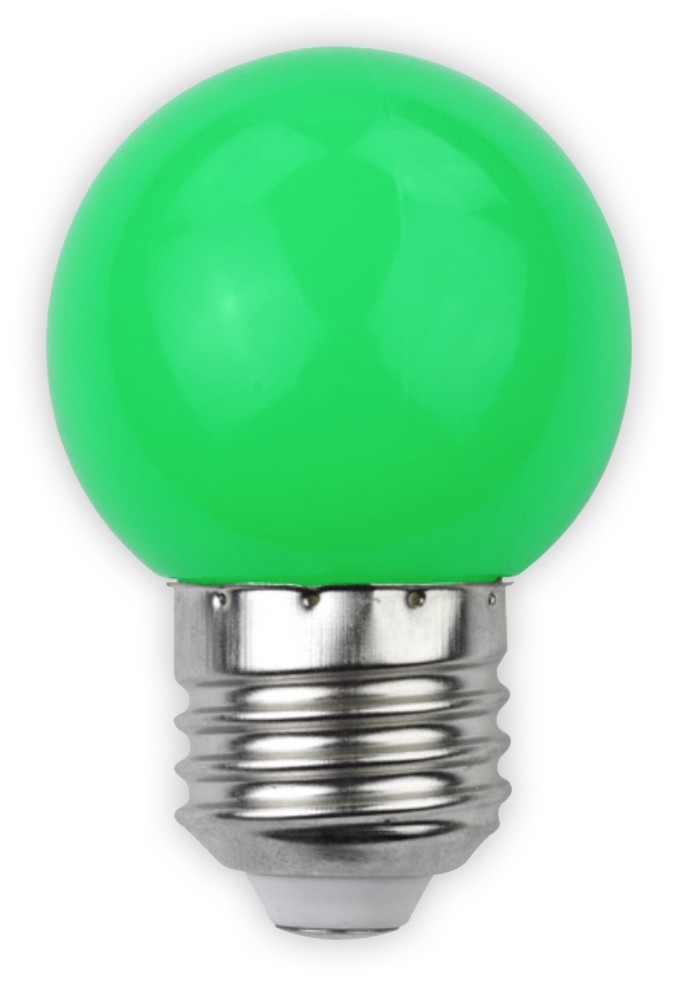 Avide LED Διακοσμητική Λάμπα G45 1W E27 Πράσινο - Image 2