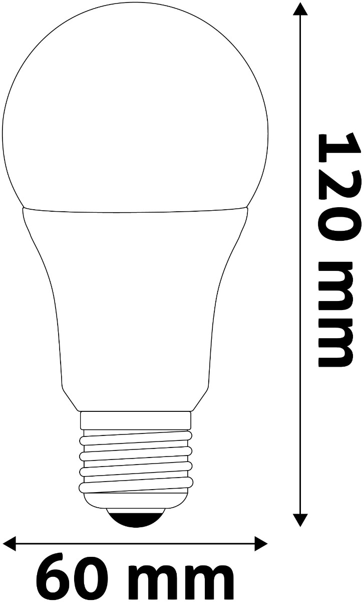 Avide Λάμπα LED Κοινή A60 4.9W E27 Θερμό 3000K Super High Lumen - Image 3