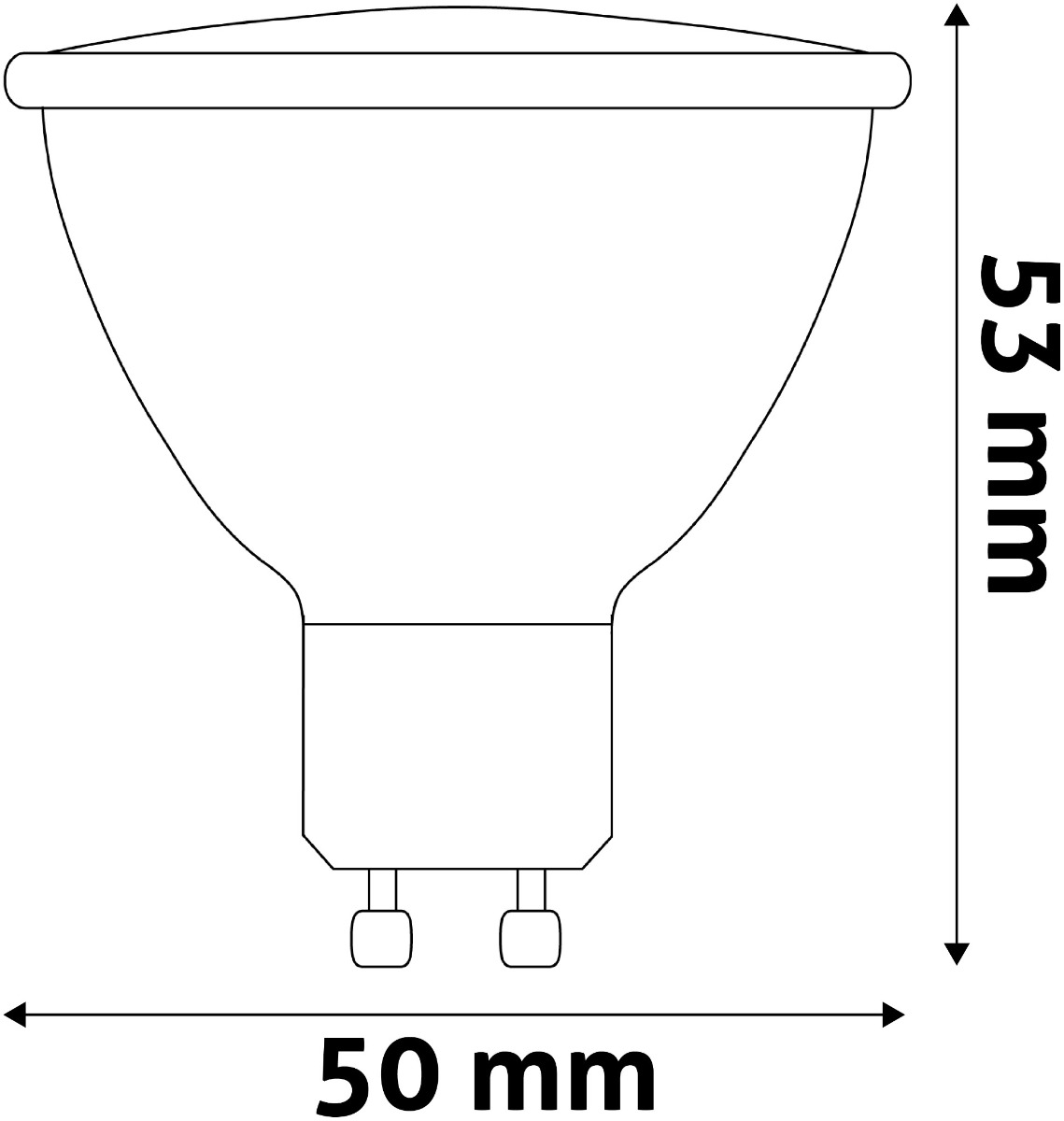 Avide Λάμπα LED Σποτ Αλουμίνιο + Πλαστικό 2.5W GU10 Θερμό 3000K Super High Lumen - Image 3
