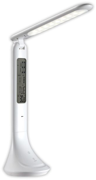 Avide LED Φωτιστικό Γραφείου με Ημερολόγιο Λευκό 5W