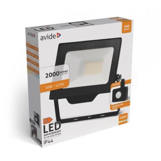 Avide LED Προβολέας SMD 20W NW 4000K με Δυνατότητα Προσθήκης Αισθητήρα PIR (Δεν περιλαμβάνεται)
