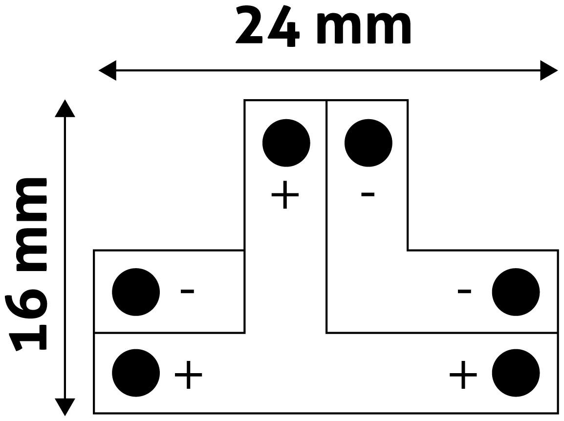 Avide Σύνδεση Τ για LED Ταινία 12V 2835 - Image 2