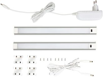 Avide LED Ταινία Φωτιστικό Ντουλαπιού 9W 4000K IP44 2X60cm + Αισθητήρας Κίνησης