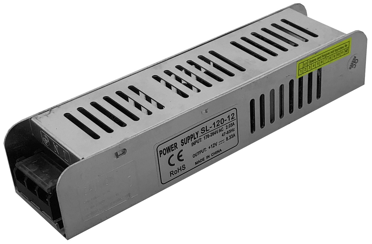 Avide Τροφοδοτικό 12V 120W IP20