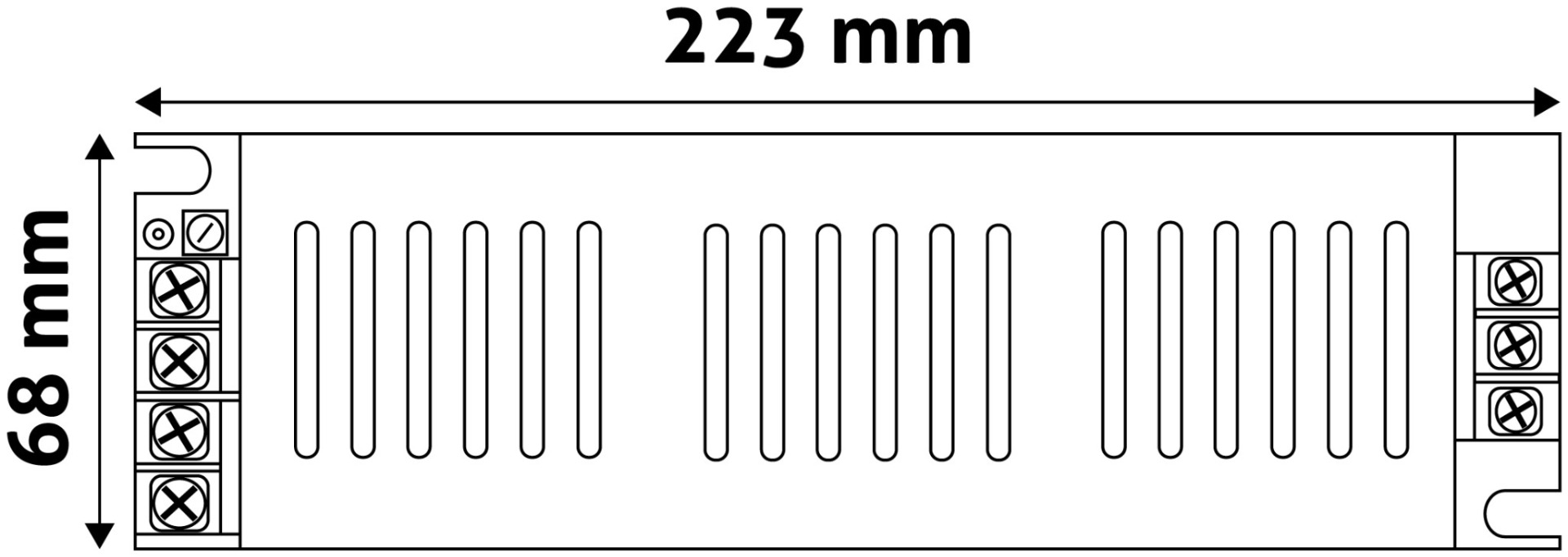 Avide Τροφοδοτικό LED Ταινίας 12V 250W IP20 Slim - Image 2