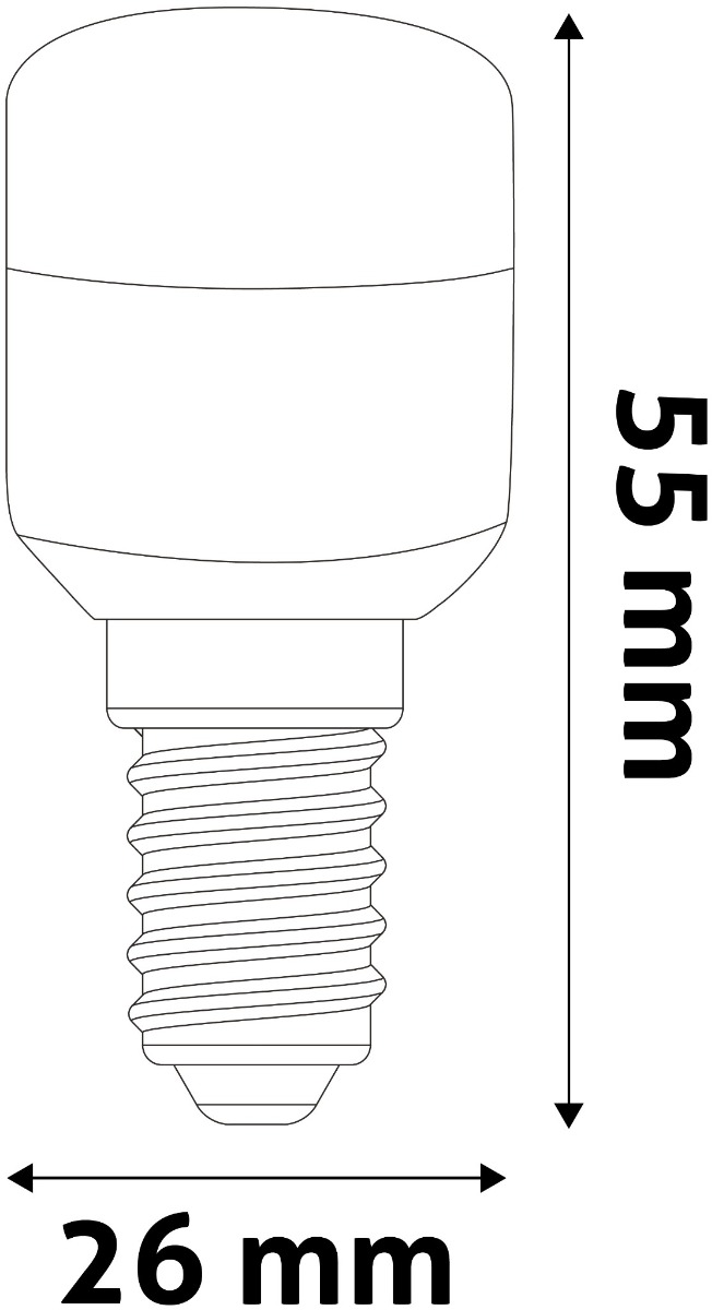 Avide Λάμπα LED T26 1.3W Θερμό 3000K - Image 3