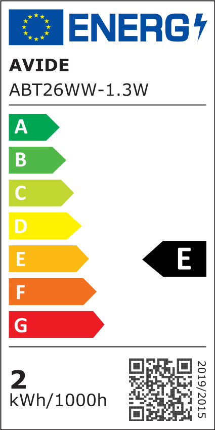 Avide Λάμπα LED T26 1.3W Θερμό 3000K - Image 4