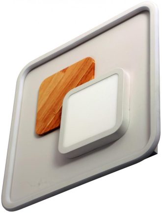 Avide Μοντέρνα Πλαφονιέρα Οροφής Oyster Koa 90W με RF χειριστήριο