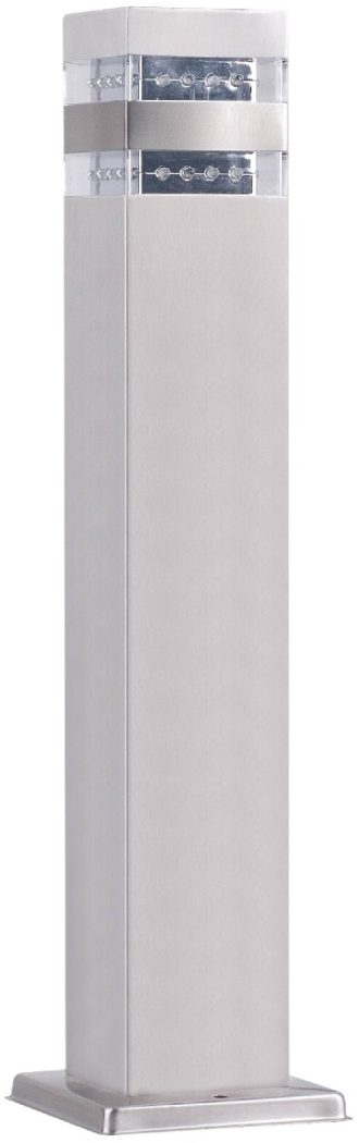 Avide Εξωτερικό Φωτιστικό Κήπου Κολώνα Jolla LED 2W WW 500mm IP44 Satin Nickel