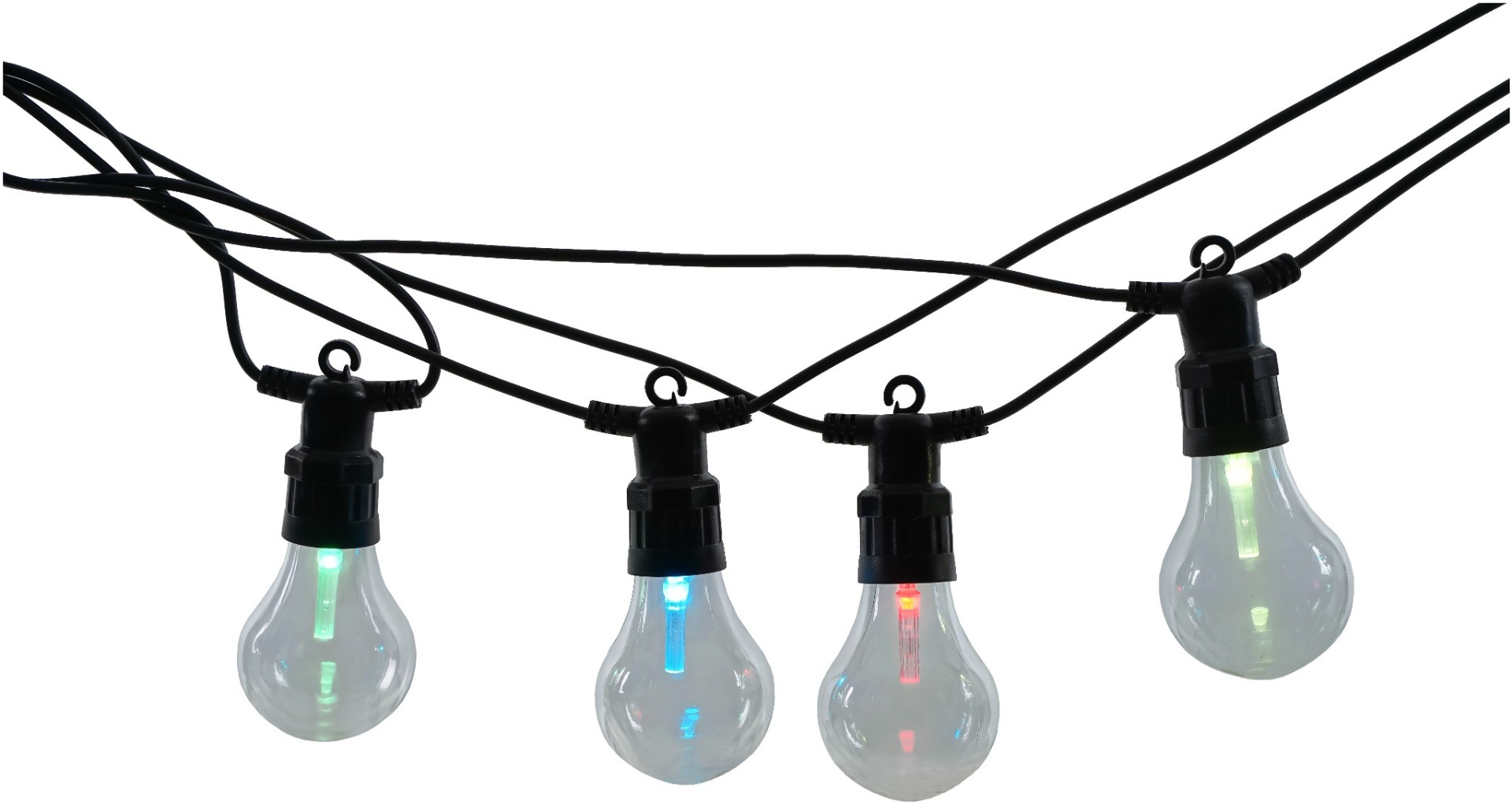 Avide Εξωτερική Γιρλάντα 5m Papaya RGB linkable - με Τηλεχειριστήριο - Image 2