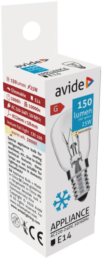 Avide Λάμπα Ψυγείου 25W E14