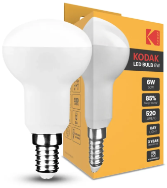 KODAK Max LED Izzo Λάμπα R50 6W E14 120° 6000K 520lm