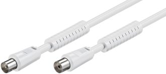 Coaxial Καλώδιο RF Λευκός Φερρίτης 3m