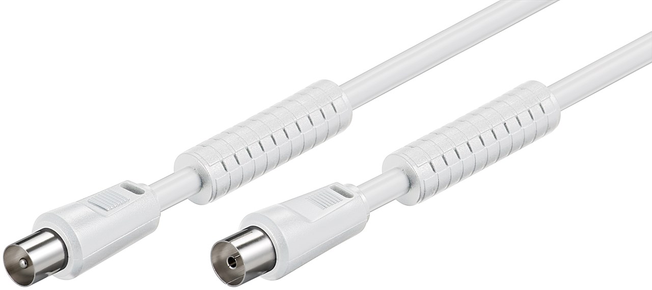 Coaxial Καλώδιο RF Λευκός Φερρίτης 3m