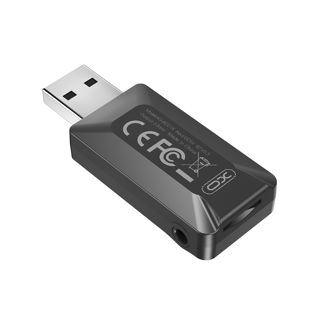 XO BCC16 Ασύρματος Δέκτης Αυτοκινήτου Bluetooth με Υποστήριξη FM Transmitter + TF Κάρτα - Image 2