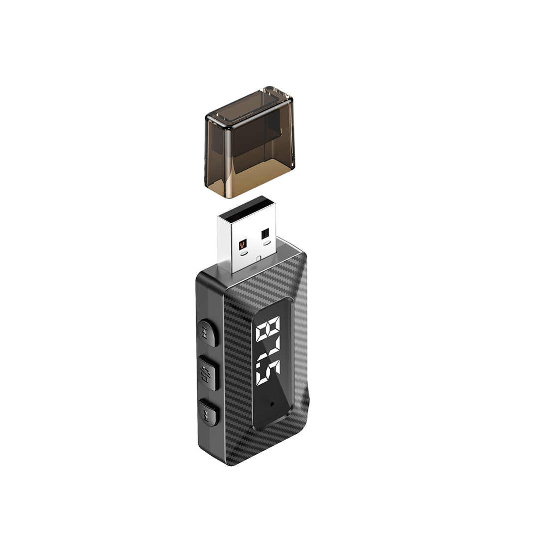 XO BCC16 Ασύρματος Δέκτης Αυτοκινήτου Bluetooth με Υποστήριξη FM Transmitter + TF Κάρτα
