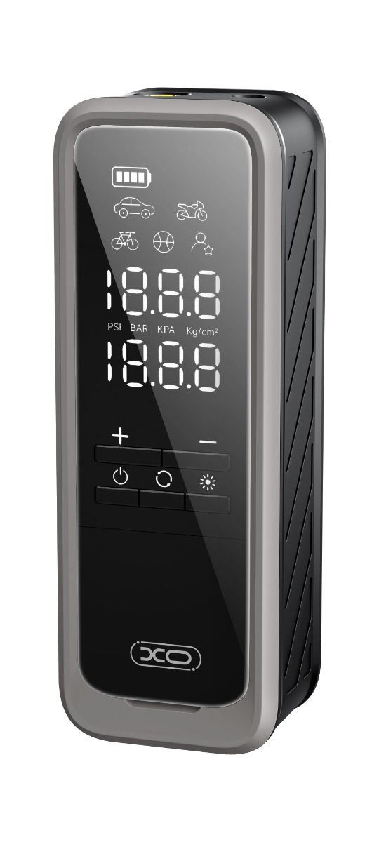 XO CZ018 Smart Φορητή Ασύρματη Αντλία Φουσκώματος 5000 mAh 22 Κυλίνδρων - Image 2