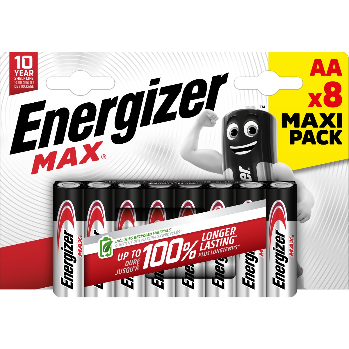 Energizer Max Alkaline AΑ (8 τμχ)