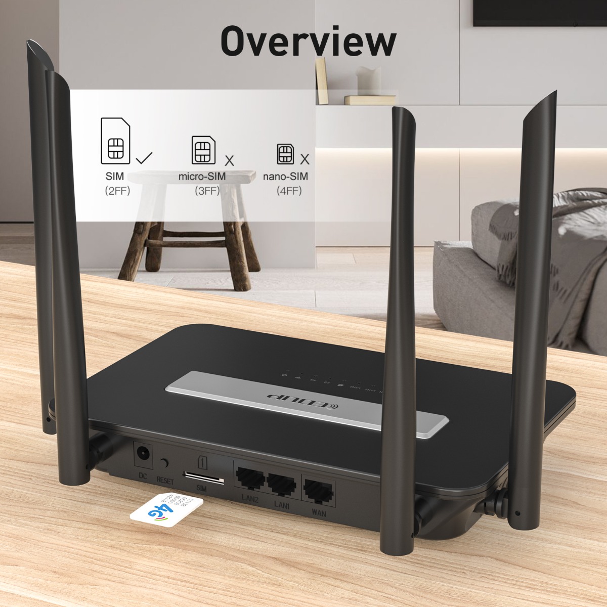 EDUP EP-N7503AC 1200M 4G Router - Image 3