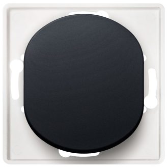 EON E6090.E1 Διακόπτης Πιέσεως Χωρίς Πλαίσιο Κάλυψης με Μαλακή Αφή Μαύρος