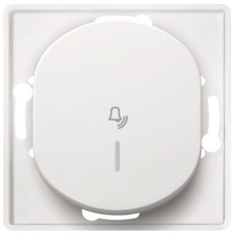 EON E610I.00 Διακόπτης Πιέσεως Κουδουνιού με Ένδειξη Λευκός