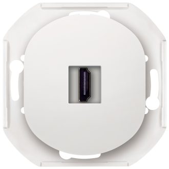 EON E6163.0 HDMI/HDMI Πρίζα Keystone Χωρίς Πλαίσιο Κάλυψης Λευκό