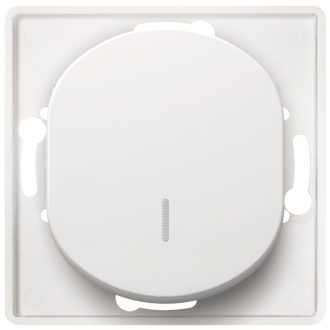 EON E6191.0 Μονοπολικός Διακόπτης με Ένδειξη Χωρίς Πλαίσιο Κάλυψης Λευκός