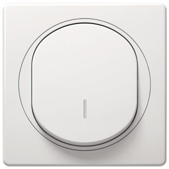EON E627.00 Εναλλακτικός Διακόπτης με Ένδειξη Λευκός