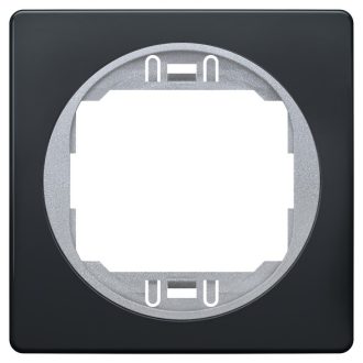 EON E6801.S1E Πλαίσιο μιας Θύρας 80x80 Antic Ασημί μεΜαύρο Στήριγμα