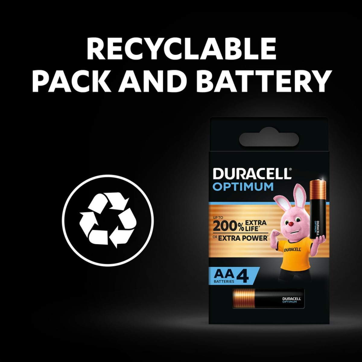Duracell Μπαταρίες Optimum MN1500 LR6 AA (4τμχ) - Image 2
