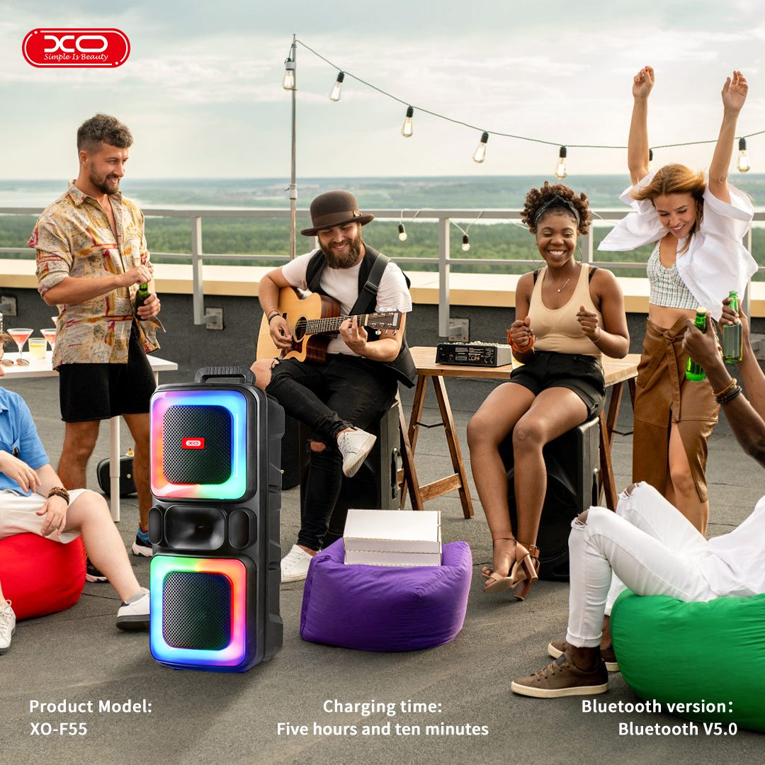 XO F55 Boat Διπλό Ηχείο Bluetooth 8' Horn RGB 20W - Image 2