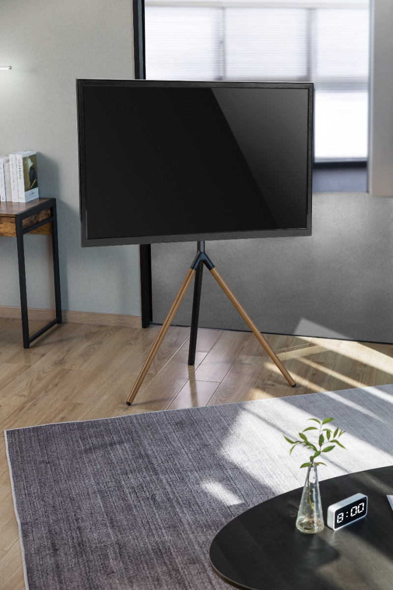 ATC-3044F Βάση Τηλεόρασης Τρίποδο Δαπέδου τύπου Easel Ξύλινο 45" - 65" - Image 11