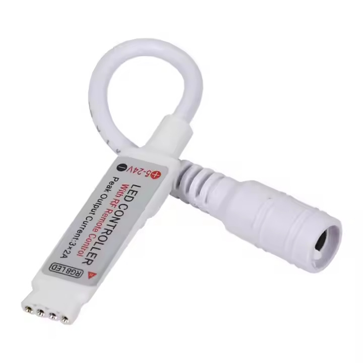ATC Mini RF Ασύρματο RGB Τηλεχειριστήριο για Ταινία LED 5V-24V 12A - Image 2