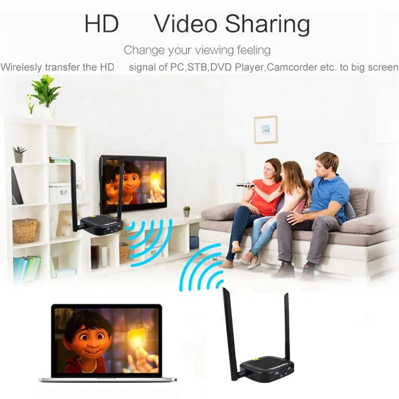 Ασύρματος Πομπός και Δέκτης HDMI με Έξοδο Type C Loop 200m - Image 5
