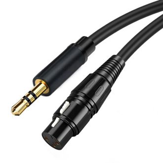 Καλώδιο ήχου 3.5mm 3 πόλων - XLR θηλυκό 2m