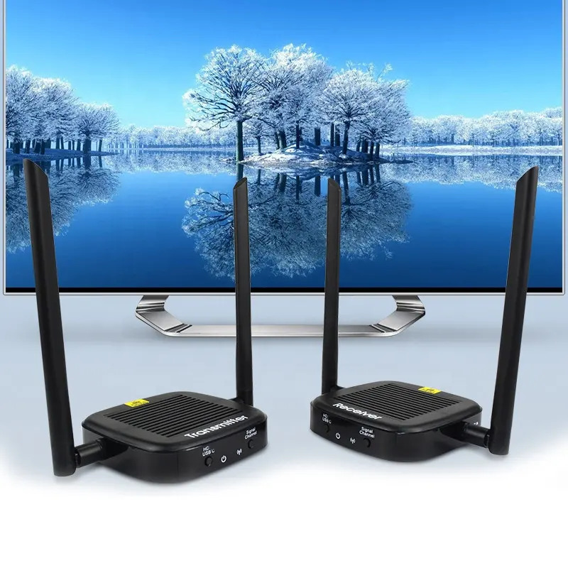 Ασύρματος Πομπός και Δέκτης HDMI με Έξοδο Type C Loop 200m - Image 2