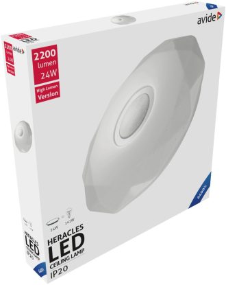 Avide LED Μοντέρνα Πλαφονιέρα Οροφής Heracles 24W 395x66mm Ψυχρό 6400K