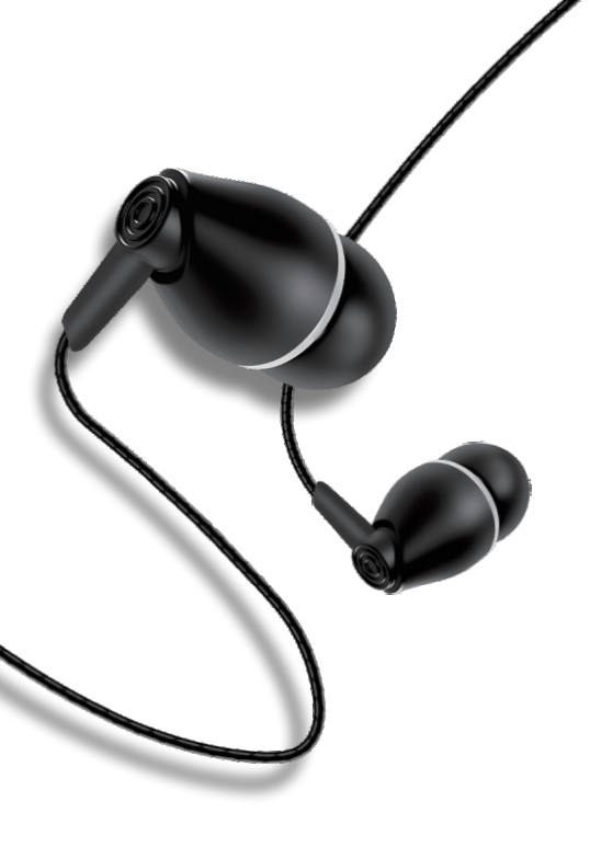 ATC-HFr1 Handsfree Wired Earphones 3.5mm Black - Image 2